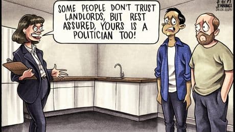 This weekend’s cartoon: Evicted