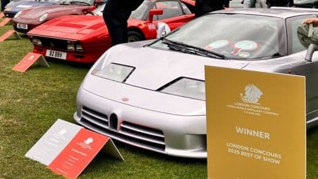 Watch world’s rarest sports cars & modern classics roar into central London – from 90s Bugatti to £60k Ford Capri