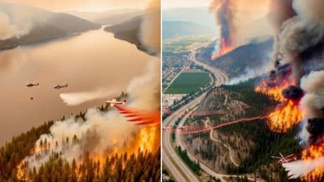 BC Wildfire Service warns of sharing AI-generated images of fires