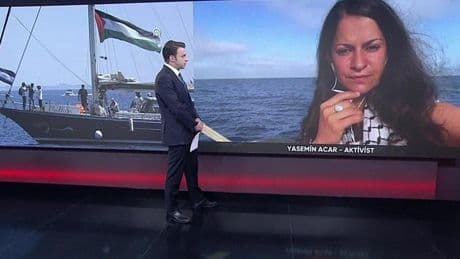 Dünyanın gözü bu yardım gemisinde! Türk aktivist CNN TÜRK'e canlı bağlandı, yolculuğu anlattı