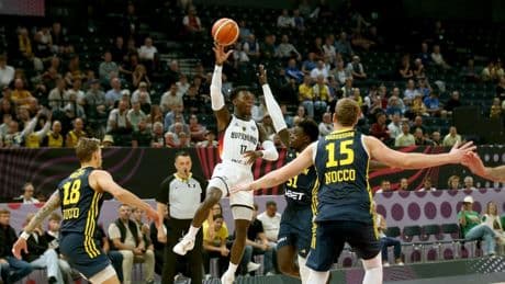 Die deutschen Basketballer wollen gegen Großbritannien ihre makellose Bilanz wahren
