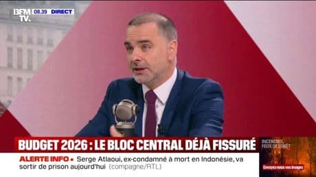 Budget 2026: Laurent Saint-Martin juge "possible" un scénario à la grecque "si on ne fait rien sur le long terme"