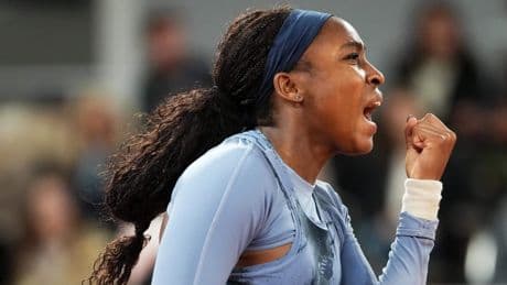 Coco Gauff langs Madison Keys en staat halve finale Roland Garros: ’Het was zwaar’