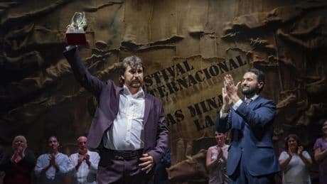 El cantaor Gregorio Moya arrasa en el Festival Internacional del Cante de las Minas