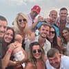 Jamie Vardy joins James Maddison and Harry Maguire on holiday in Portugal as former Leicester team-mates stars enjoy some family time