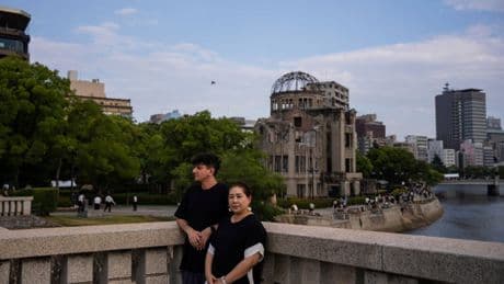 The grandchildren of 2 men who experienced both A-bomb attacks 80 years ago now work for peace