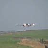 Nail-biting moment hero pilot battles Storm Floris crosswinds to land plane at Leeds Bradford Airport