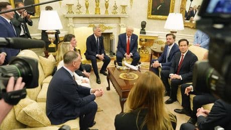 Foreign leaders play special guest on Trump show at White House