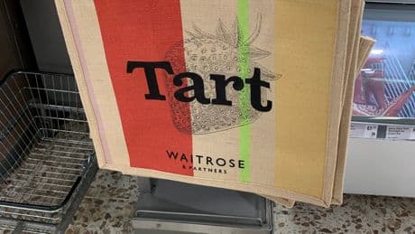 Ladies, would you carry this tarty Waitrose bag?