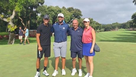 Los consejos de Rahm a una jugadora amateur: «Ha sido muy cercano, desde el primer momento nos ha tranquilizado»