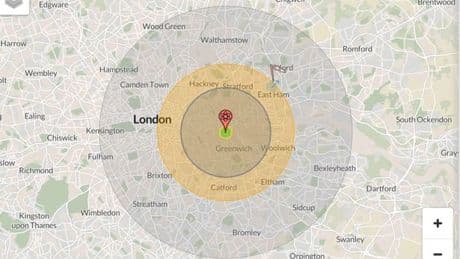 How safe will you be if nuclear bomb hits? Find out with this grim interactive tracker