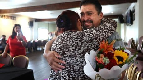 Separated by a border for decades, parents and children are reunited at last
