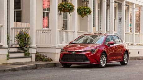 De Toyota Corolla is een auto voor wie zijn exhibitionisme meester is