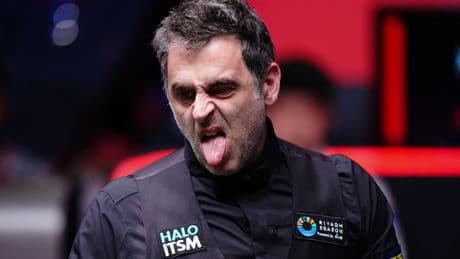 Ronnie O’Sullivan suffers session whitewash as Zhao Xintong lights up Crucible