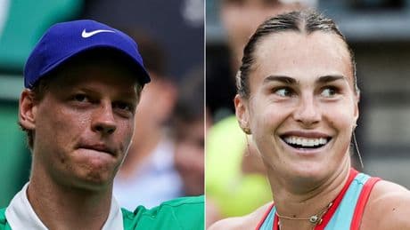 Sinner verso Wimbledon, Jannik si allena con Sabalenka: il video della sfida tra i due numeri 1