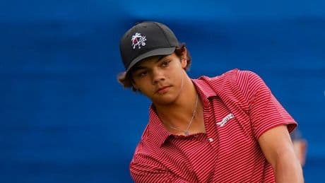 Charlie Woods sums up attitude with response to missing out on US Open qualifying