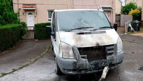 Gang war cops arrest teen after car and van linked to mob boss Mark Richardson torched in capital