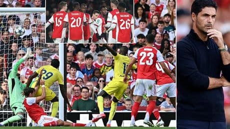 Arsenal flop comes back to haunt the Gunners with opening goal at the Emirates to dent Mikel Arteta's preparations for the new season