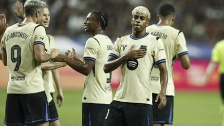 El Barça golea al Seúl durante su segundo partido de pretemporada con un gran Lamine Yamal