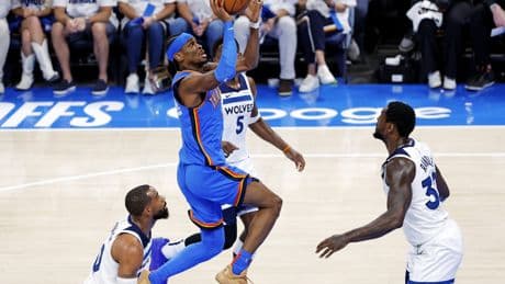 Shai Gilgeous-Alexander goes off again as Thunder rout Timberwolves to reach NBA Finals