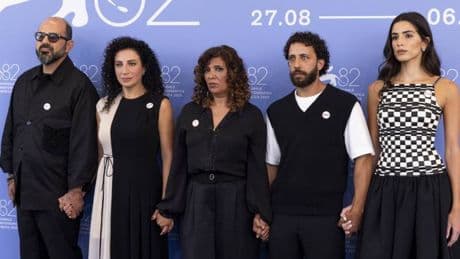 Venedik Film Festivali'nde konuşmalara Filistin damga vurdu, Jüri Büyük Ödülü'nü 'Hind Receb'in Sesi' aldı