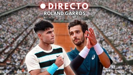 Máxima igualdad en la semifinal de Roland Garros entre Alcaraz y Musetti
