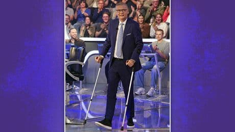 Günther Jauch - Krücken-Schreck bei „Wer wird Millionär?“