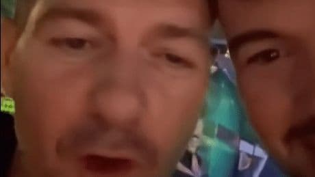 Steven Gerrard spotted declaring ‘I f****** love Rangers’ on boozy night out in expletive-laden message for Celtic fan