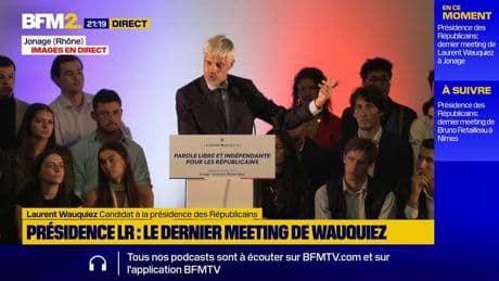 LR: Laurent Wauquiez pointe le manque d'indépendance de Bruno Retailleau face à Emmanuel Macron