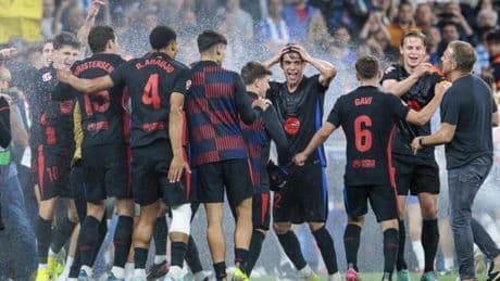Rúa del Barça 2025 | Celebración de campeón de LaLiga, la Copa del Rey y la Supercopa de España en Barcelona, en directo