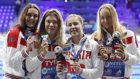 Olympic swimmer from Russia banned 2 years for doping