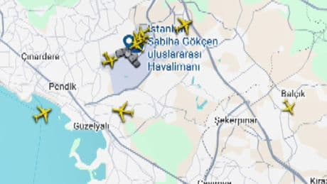 Sabiha Gökçen Havalimanı apronunda ördek alarmı