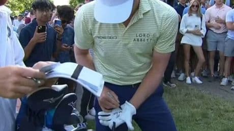 Scottie Scheffler rival forces fan to strip off in disastrous PGA Memorial moment