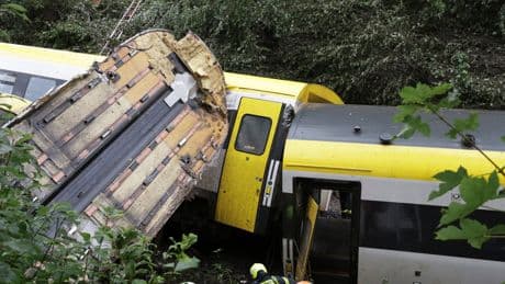 Train Derails in Germany