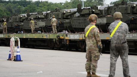 Tanks and flyovers: Army celebrates its 250th year, Trump celebrates his 79th