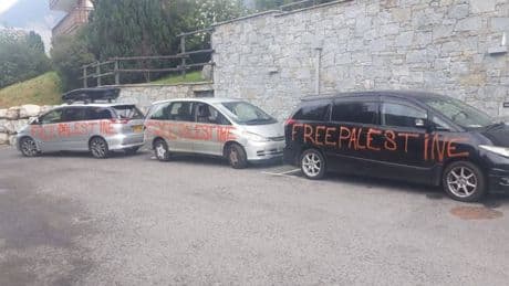 Tags "Free Palestine" sur les voitures de touristes juifs: l'auteur condamné à huit mois ferme