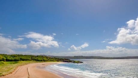 The Scottish Highlands village with sandy beach perfect for August day out