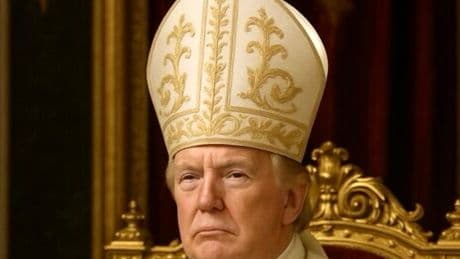 Trump posts image of himself as pope on Truth Social. Critics erupt