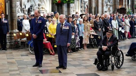 La celebración del 80.º aniversario del fin de la Segunda Guerra Mundial, en imágenes