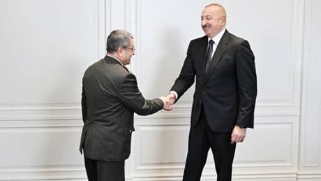 Azerbaycan Cumhurbaşkanı Aliyev, Genelkurmay Başkanı Bayraktaroğlu'nu kabul etti