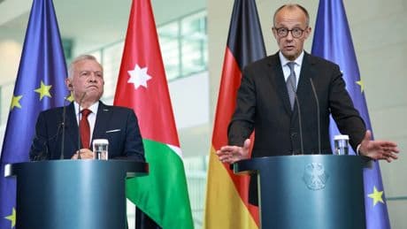 Jordanien: Merz kündigt Hilfslieferungen nach Gaza an