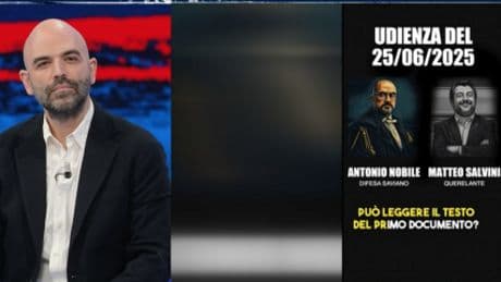 Saviano e l'ossessione per Salvini: "Dinamiche di intimidazione"