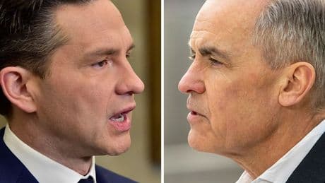 Carney and Poilievre cross paths on popular Quebec talk show