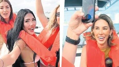 4.5 milyon dolarlık yat batarken selfie