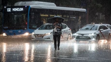 Madrid, en alerta amarilla este miércoles por lluvias, tormentas y posibles granizadas