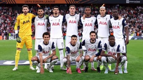 El 1x1 del Tottenham contra el Manchester United