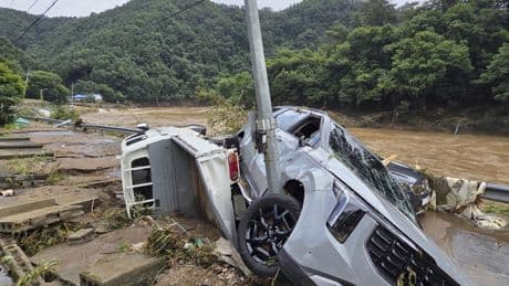 Mindestens zehn Tote bei Überschwemmungen in Südkorea