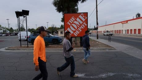 Home Depot stores, long a hub for day laborers, now draw immigration agents out on raids