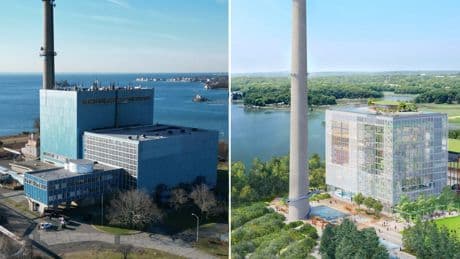 Abandoned power plant outside New York City set to be transformed into huge family attraction with water slides