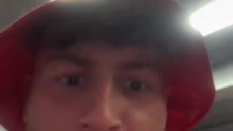 Moment baffled Man Utd fan gets trapped in toilet in Bilbao and is left soaked by self-cleaning system